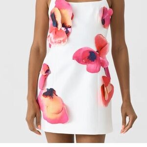 Acler miltonrise mini dress orchard
